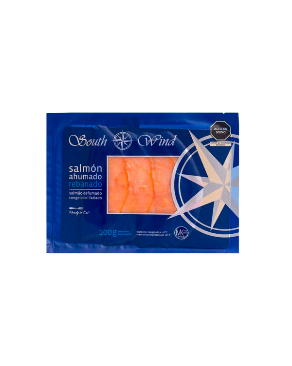 Salmón ahumado rebanado