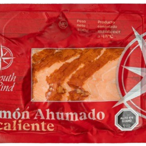 Salmón ahumado en caliente